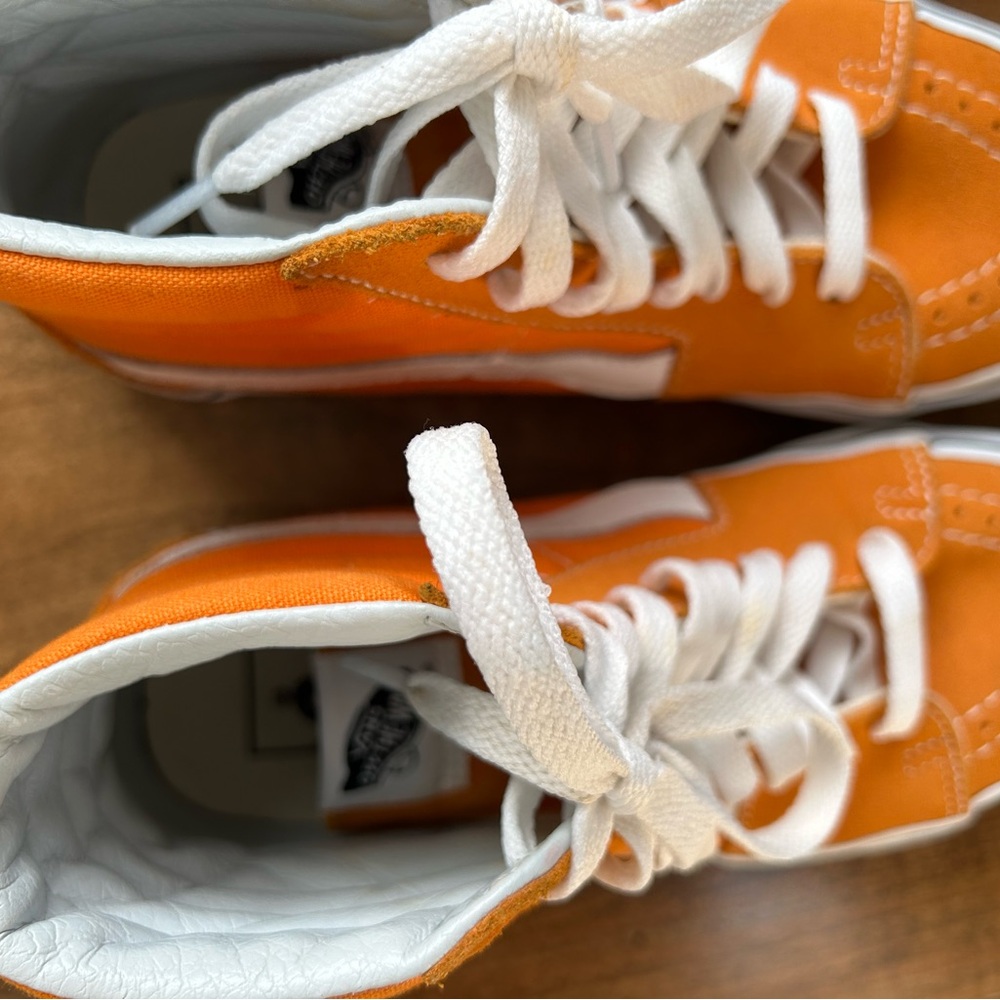 Vans Sk8-Hi - Kids 4.5 - Desert Sun - Orange Hi tops - Picture 3 of 15